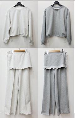 레이스큐빅츄리닝셋업