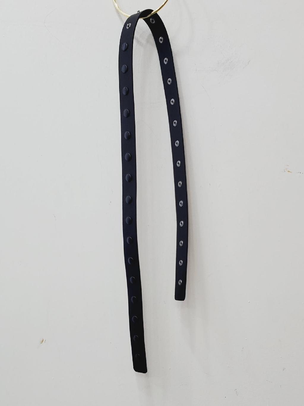 비건레더벨트블랙
