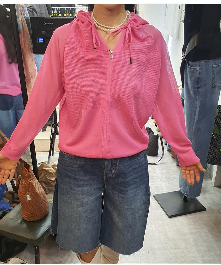 기본캉가루후드집업