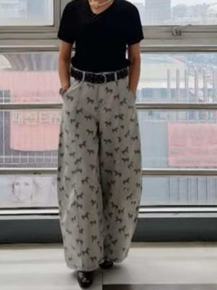 쟈가드말그림청바지