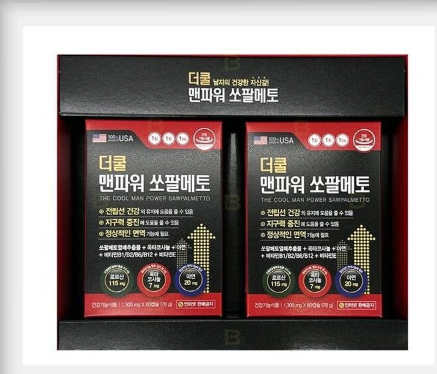 💢🇺🇲 더 쿨 맨파워 쏘팔메토M 120캡슐(4개월분) [원산지:미국]💢