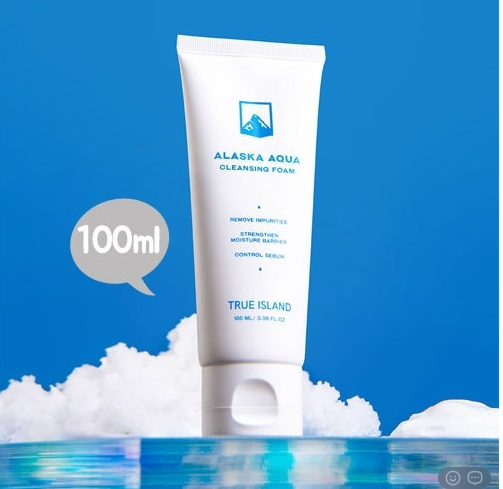 💢트루아일랜드 알래스카 아쿠아 클렌징 폼 100ml 1+1+1💢