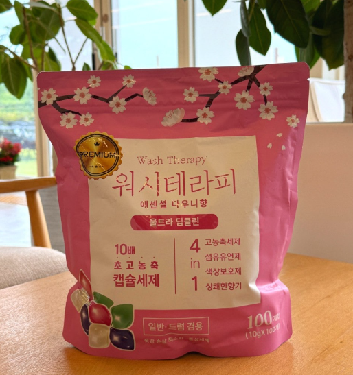 💢워시테라피 캡슐세제 100개입, 에센셜다우니 1+1💢