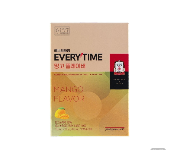 💢에브리타임 망고 플레이버 10ml x 20포💢