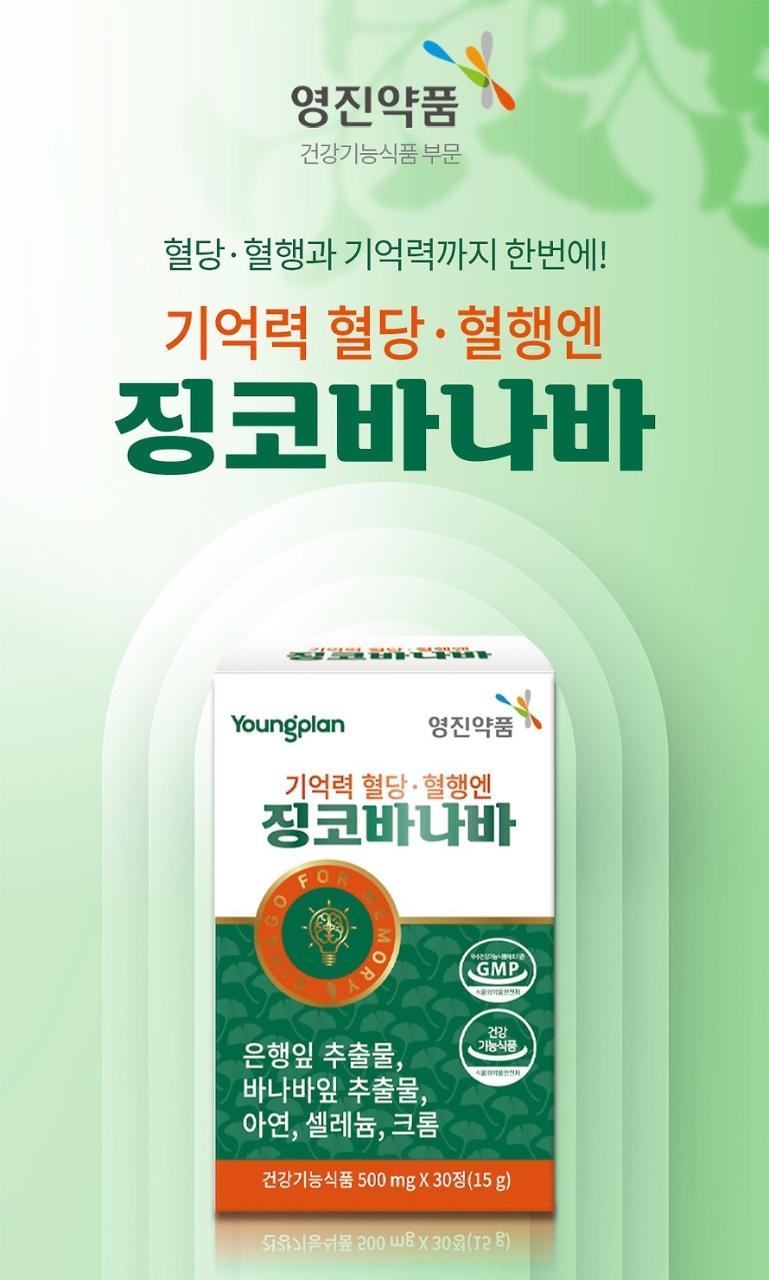💦 1+1 영진약품]  기억력 혈당 혈행엔 징코바나바💦 2박스