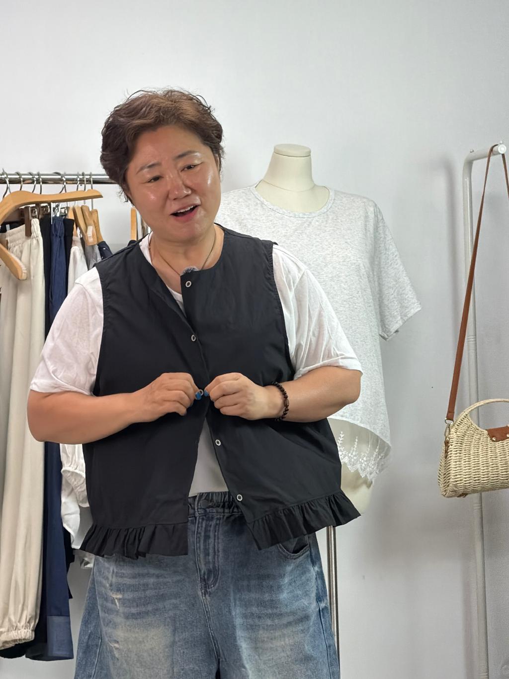 컴스조끼 -블랙