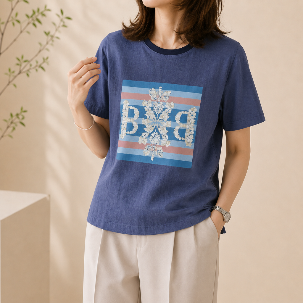 베리 린넨 티셔츠