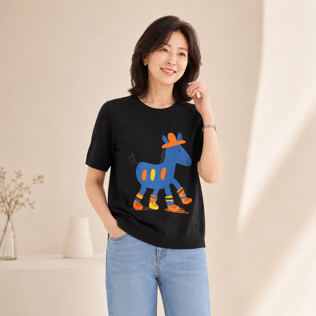 블루캐릭터 블랙TS