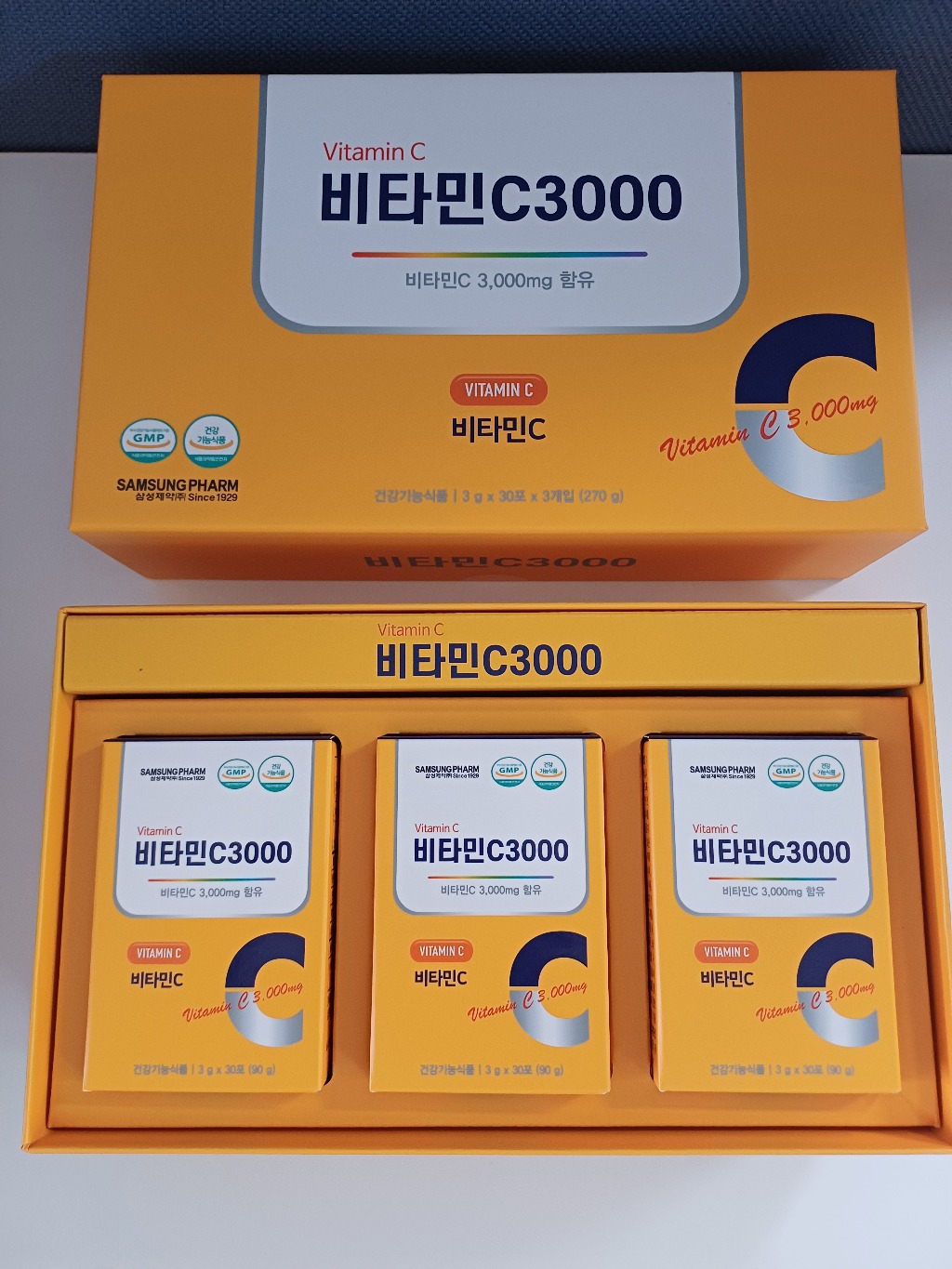 💢 삼성제약 비타민C 3000 💢3g X 30포, 3개입
