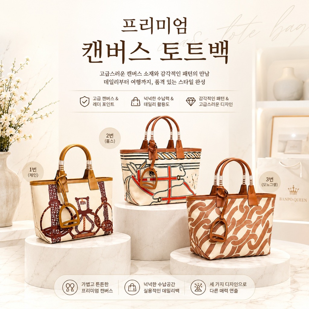 방특)프리미엄캔버스토트백 25X15X22.5