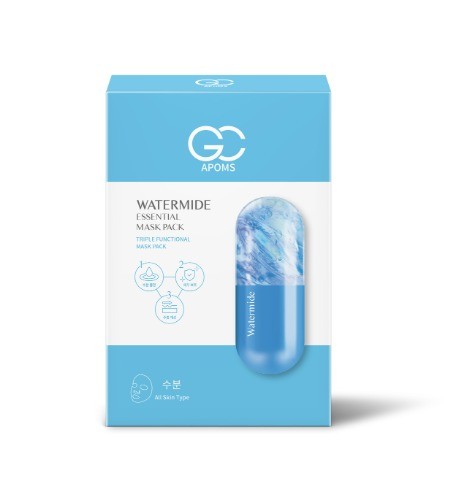 💢지씨아폼스 워터마이드 에센셜 마스크팩 1팩. 25g💢. (1각10매)